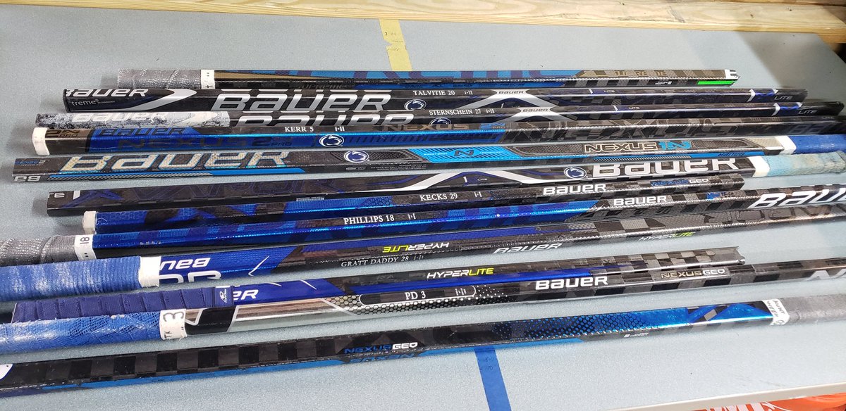 requip_d's tweet image. All season long @PennStateMHKY @PennStateWHKY have supported our mission of employment for special needs adults @AbleWorkforce . Thank u for the recent batch of broken sticks from the mens and women's hockey teams.