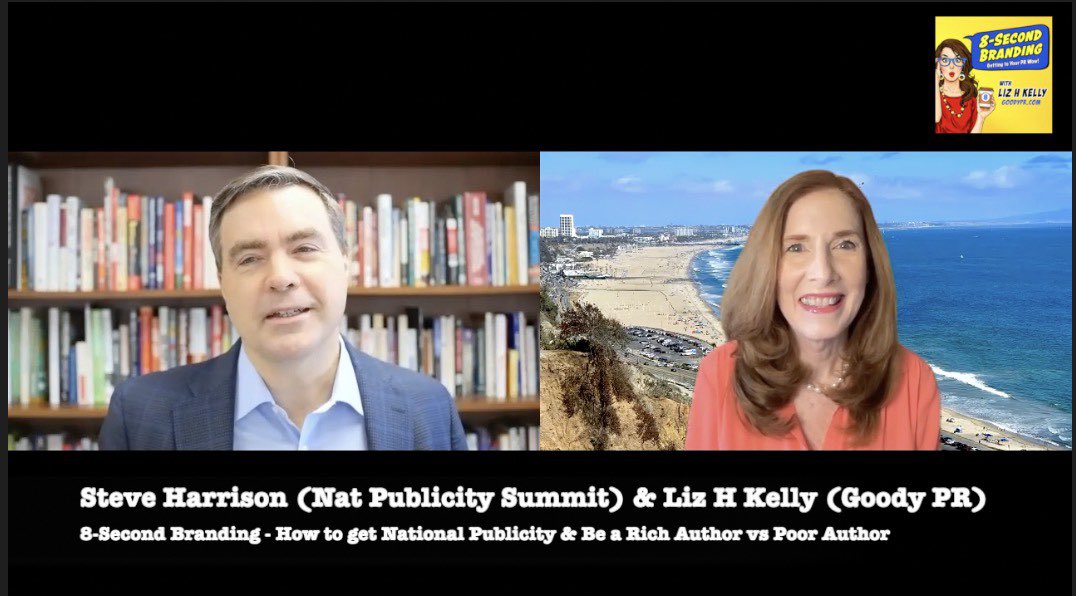 lizhkelly's tweet image. Want to get on National TV? Listen to our NEW #8SecondBranding Podcast Guest Steve Harrison @PublicityGuy share National Publicity Secrets #publicitytips #authorpublicity #8secondbranding HERE goodypr.com/portfolio-item…