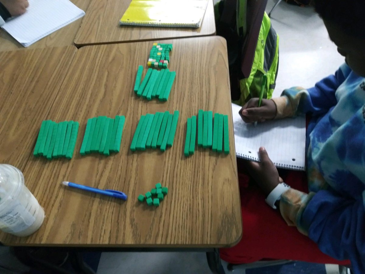 Caught Mrs. Hough’s 5th grade class making base ten models to multiply decimals and connecting their models to the area model! All students were engaged and building deep understanding. Who says manipulatives are just for primary grades?!?! <a href="/HCPS_Kingswood/">Kingswood Elementary</a> <a href="/ShelbyHough/">Shelby Hough</a> <a href="/HCPSArea5/">HCPS Area 5</a>