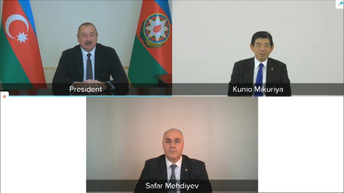 Had a good meeting with President of Azerbaijan HE Ilham ALIYEV to review the progress of Customs reform and enhance cooperation between ⁦<a href="/WCO_OMD/">World Customs Organization</a>⁩ and #Azerbaijan.  ⁦<a href="/SafarMehdiyev_/">Safar Mehdiyev</a>⁩