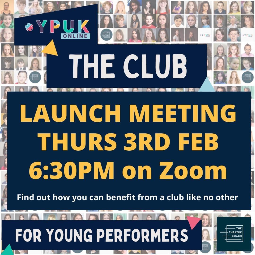 theYPUK's tweet photo. The YPUK CLUB DETAILS REVEALED.
For young performers & parents.
Learn just how The Club can help YOU.
To register: https://t.co/DwXy1HV94u
Queries: info@thetheatrecoach.com
#childrenintheatre
#youngperformers #teenactors #tweenactors #IndustryReady #performingarts https://t.co/THoYEtGK1c