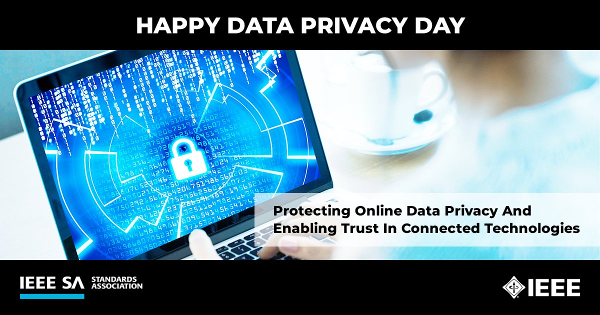 IEEESA's tweet image. Today is Data Privacy Day! Discover how IEEE SA is working to incorporate #TIPPSS (Trust, Identity, Privacy, Protection, Security, and Safety) into new technologies as the world becomes more connected and technology dependent. ieeesa.io/3wIdXYc?utm_ca…. #dataprivacy #dataprotection