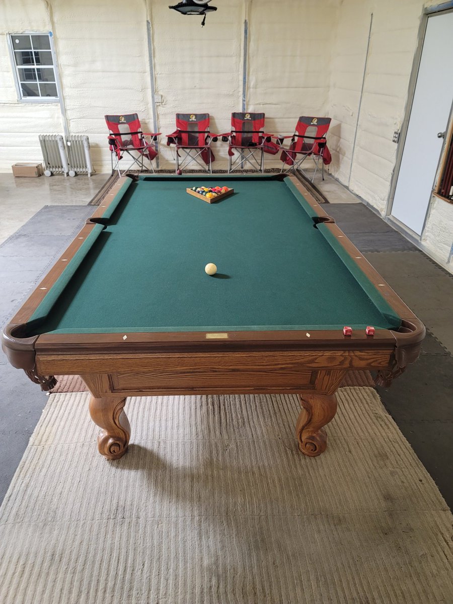 ProBilliards1's tweet photo. How it started.               How it ended! 😎

Refelt and Recushion 9' Steel Grey Simonis Felt
She'll play like brand new again. #ThePoolTableGuy 🎱 Heflin Al. https://t.co/tk6eP7yOek