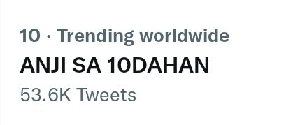 Gors_D's tweet photo. This is a major feat in our fandom! Our tag is sitting on the 10th spot Worldwide &amp; number 2 on PH Trends. Great job, fam! 

@direklauren @PBBabscbn @ASAPOfficial @ericjohnsalut @darLasauLer  

ANJI SA 10DAHAN
#AnjiSalvacion || @anjisalvacion https://t.co/XZx3Ygc91D