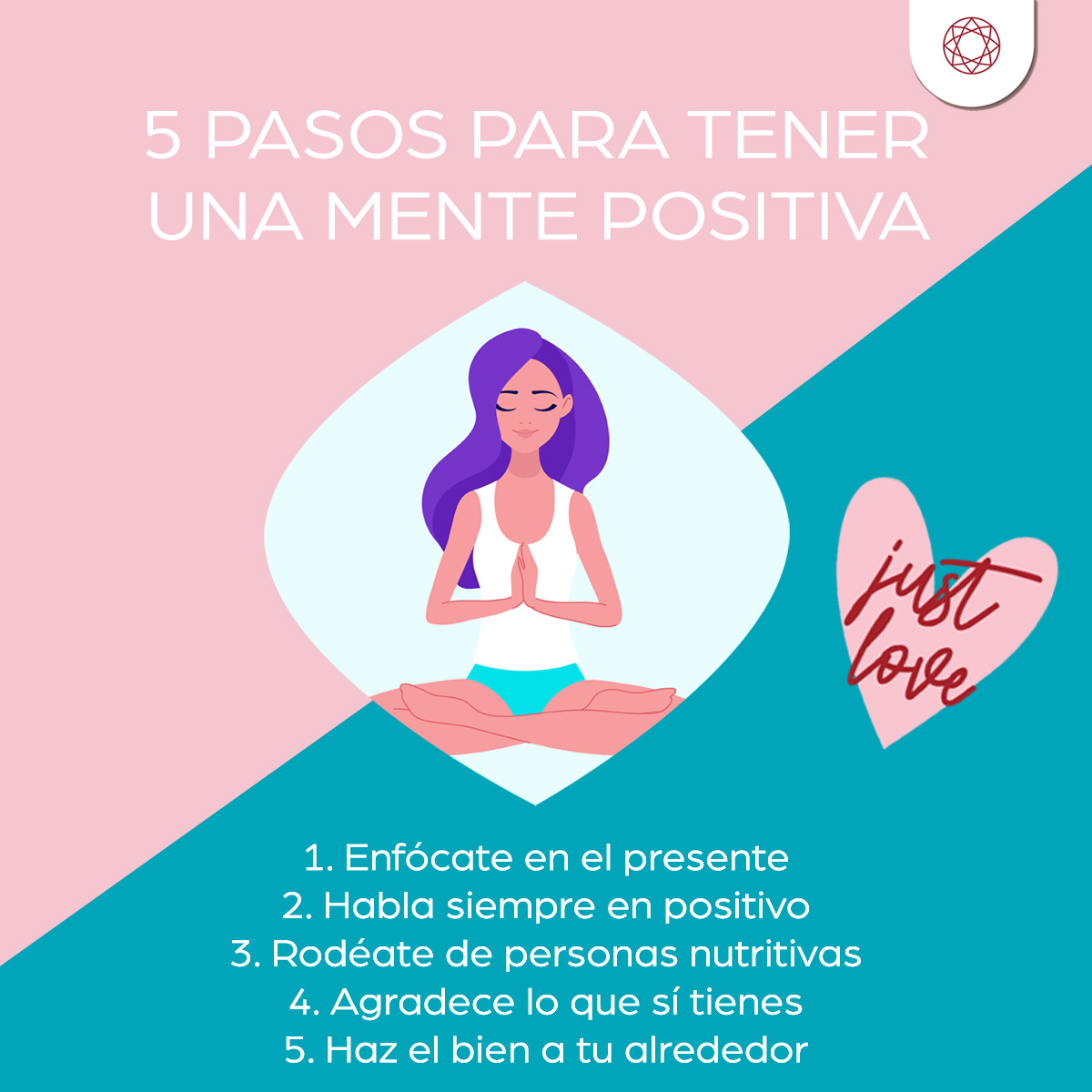 ¿Sabías que una mente positiva te ayuda a lograr más cosas y vivir de forma más productiva?
Te compartimos unos tips para empezar el año de forma positiva 

CRISTALJOYAS.COM

#MentePositiva #CrecimientoEspiritual #MenteSana