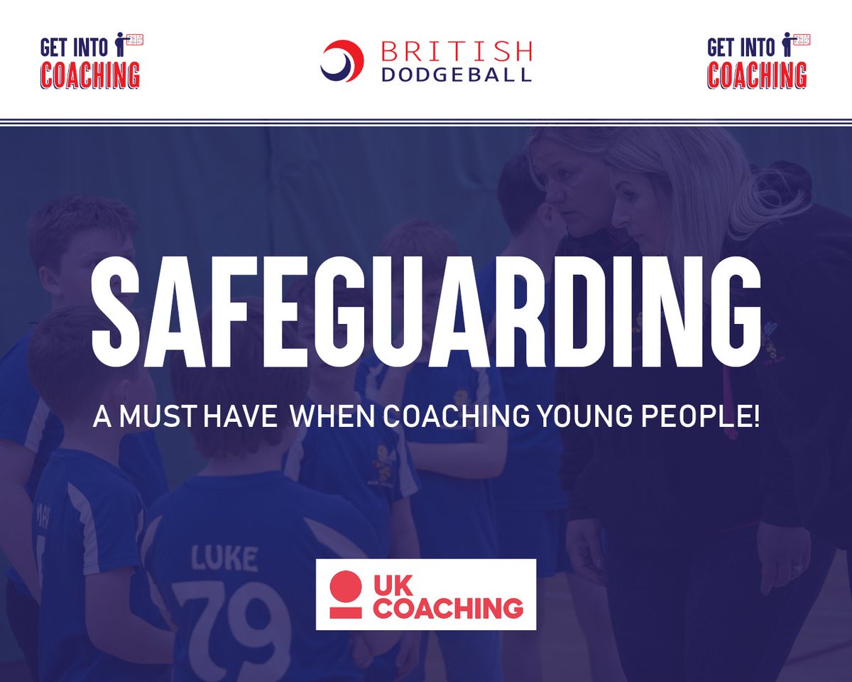 #GetIntoCoaching | Safeguarding

A must have requirement when working with and coaching children and young people. 

We recommend signing up for a safeguarding course from our partner @_UKCoaching : ukcoaching.org/courses/elearn…

#dodgeball #safeguarding #SaferSports #sport #ComeJoinIn