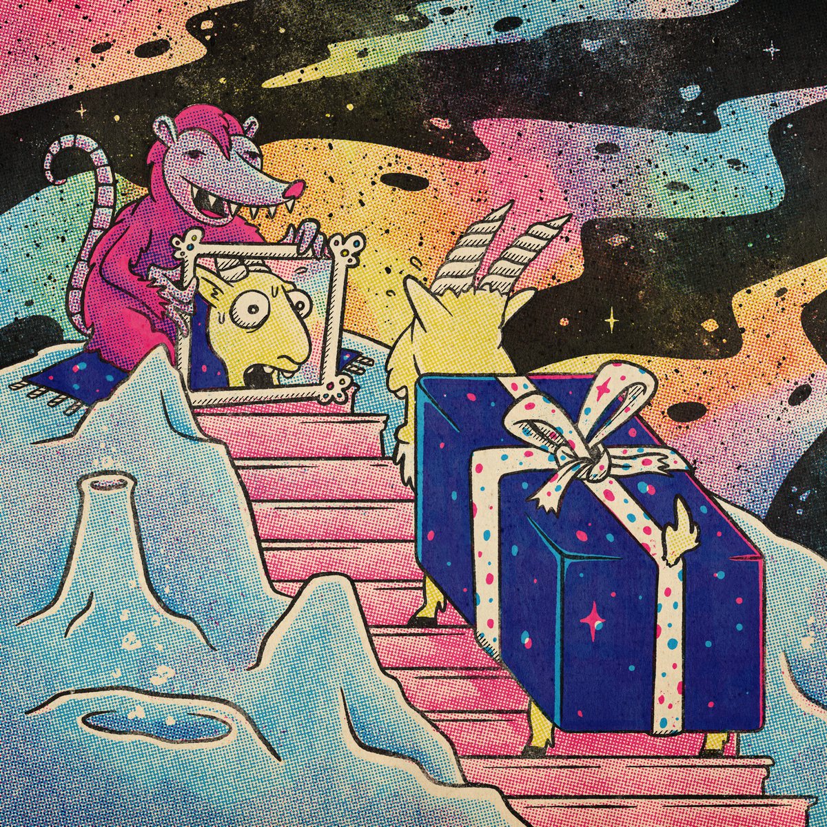 PopWonderWorld's tweet photo. I made some pieces for @garyvee @veefriends and they are out there now! Heading to Gift Goat holder wallets soon 🎁 🐐 ✈️ https://t.co/k2uUkNIqti