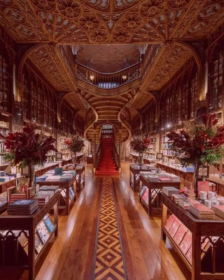 Livraria Lello, in the City of Porto/Portugal, opened in 1906, is considered the most beautiful commercial bookstore in the world.
