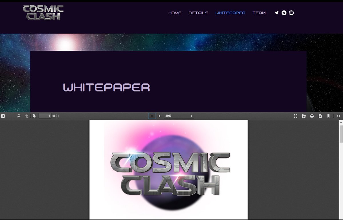 FGL_NFT's tweet photo. 🚀Cosmic Clash Whitepaper is here! 🚀
https://t.co/hkPhWtmogI 

The #Tokenomics whitepaper will follow soon!
It is necessary to have these 2 separate doc's because the #FGLToken will be used across all games we plan to launch. 

#metaverse #blockchain #WAX #p2e #play2earn @WAX_io https://t.co/TldwXRw5K1