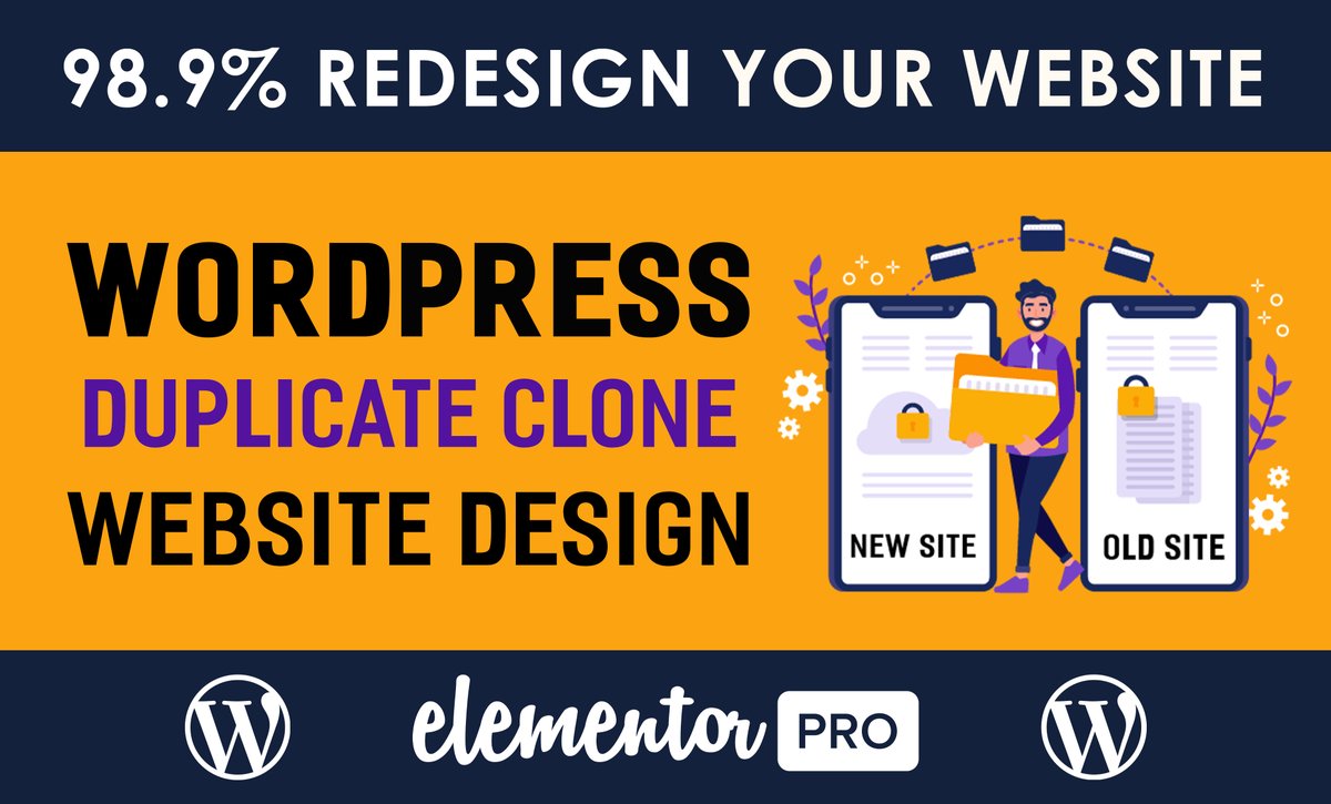 creativecoder0's tweet image. Are you need to redesign, duplicate, clone wordpress website design using elementor pro?
I will give you the best solution and creative design.
fiverr.com/share/9bgRwj

#WordPress #wordpresswebsite #wordpressdeveloper #WordPressDesign #WordPressDevelopment  #CMS #WebsiteDesign