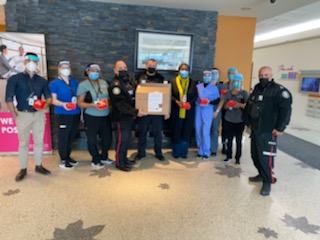 Today we participated in the @TimHortons #ChoooseToInclude campaign for @SpecialOCanada by dropping off special-edition donuts to dedicated healthcare professionals