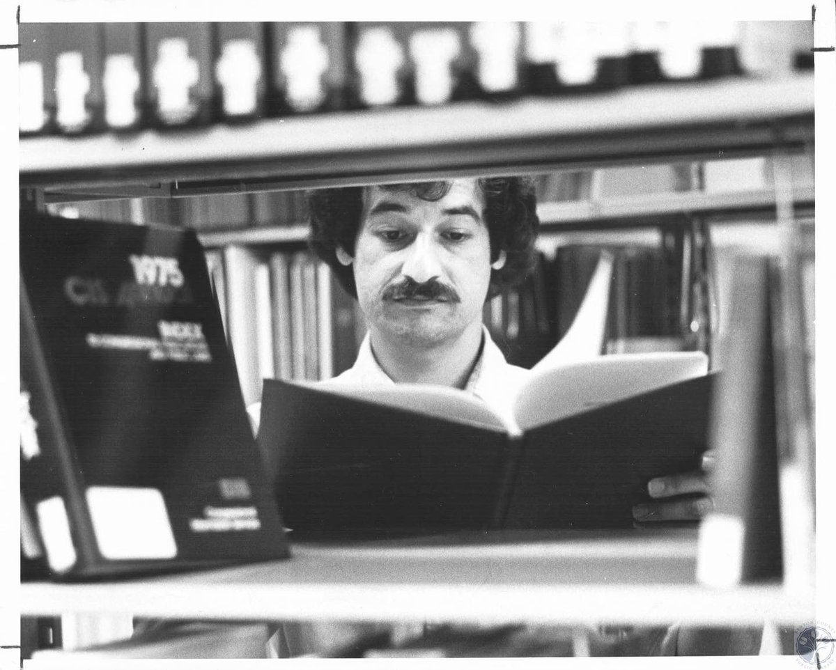 Steely_Library's tweet photo. Think you spend a lot of time at the library? Try 44 years. 

Yesterday we celebrated the retirement of our beloved Government Documents Librarian, Phil Yannarella. Phil has been at NKU almost as long as the Steely building itself (seriously).  

Phil appreciation post 🧵 https://t.co/i3k23PDUeE