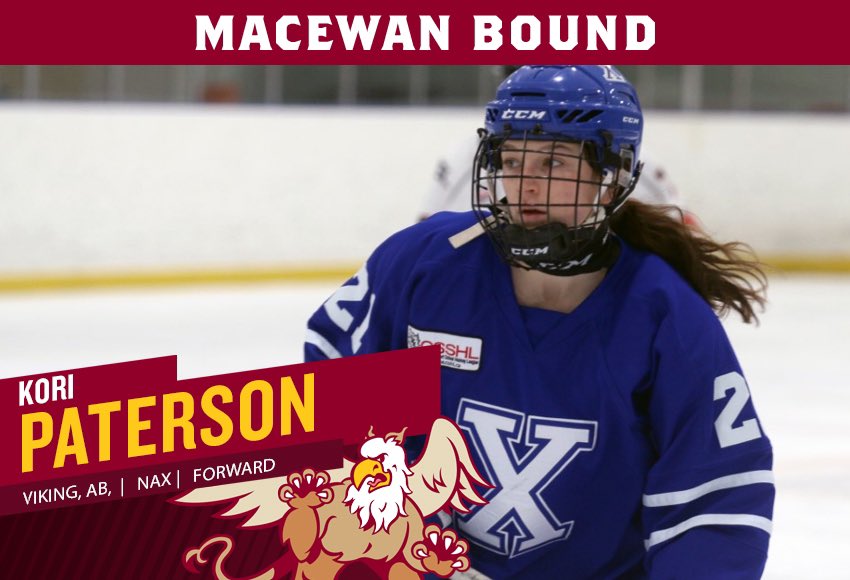 Signing Alert 🚨 | Griffins W 🏒are excited to announce the commitment of <a href="/NAXHockey/">NAXHockey</a> , <a href="/KoriPaterson/">Kori Paterson</a>.  Kori brings speed, size and power to our roster! Welcome to the Griffs, Kori💪