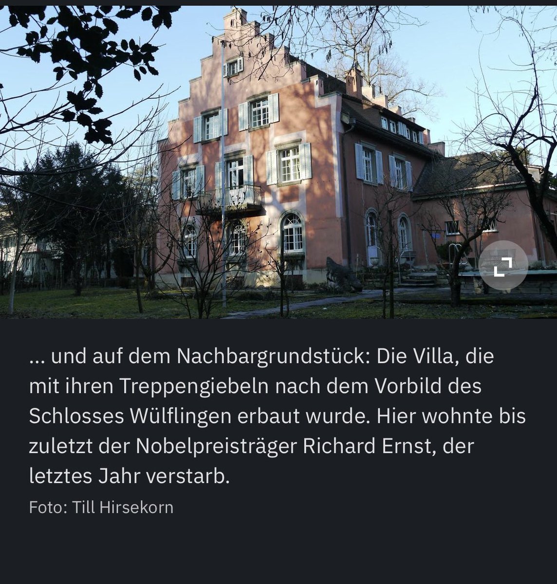 Aber <a href="/Tillhirsekorn/">Till Hirsekorn</a> DAS ist nicht die Villa Ernst. Sorry.
