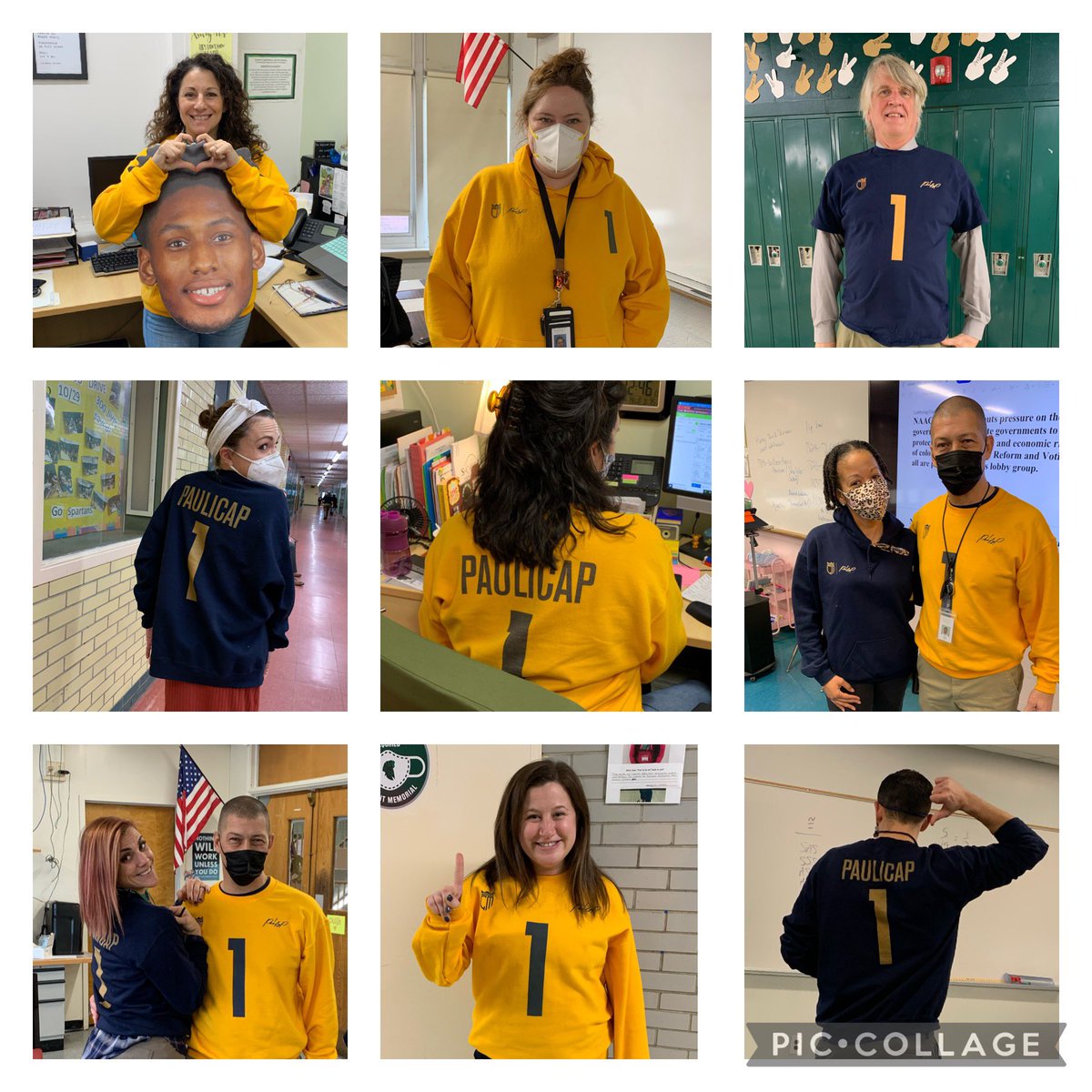 CoachReyer's tweet photo. Elmont Memorial HS in NY, loves their favorite Mountaineer @pauly33_ ! Go @WVUhoops ! @ElmontSpartans https://t.co/SKOhAqf1Zy