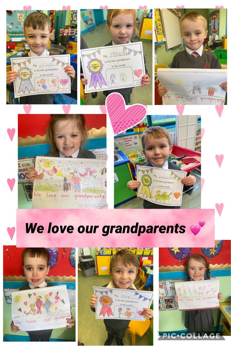 HolyDerry's tweet photo. Happy Grandparents’ Day from Primary 1 @principalhfps @DerryHoly https://t.co/egOtg9SEQz