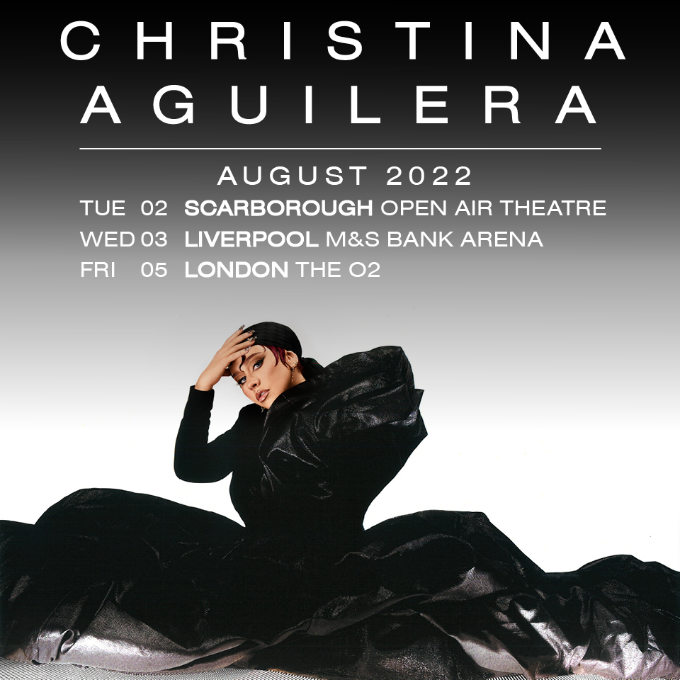 gigsandtours (@gigsandtours) on Twitter photo So ladies, fellas, drop your cups! Christina Aguilera <a href="/xtina/">Christina Aguilera</a> returns to the UK for three HUGE headline shows this August ❤️🔥
Tickets to see the Global pop icon go on sale Fri 4th Feb at 9am gigst.rs/Xtina So ladies, fellas, drop your cups! Christina Aguilera <a href="/xtina/">Christina Aguilera</a> returns to the UK for three HUGE headline shows this August ❤️🔥
Tickets to see the Global pop icon go on sale Fri 4th Feb at 9am gigst.rs/Xtina