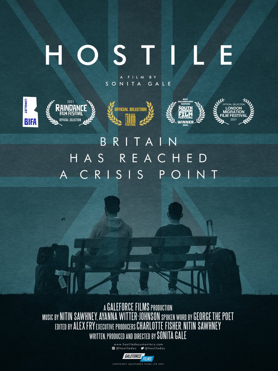 🎥Film screening and discussion: HOSTILE by Sonita Gale 🎥 4th Feb, 7:30PM, Star and Shadow cinema starandshadow.org.uk/programme/even…