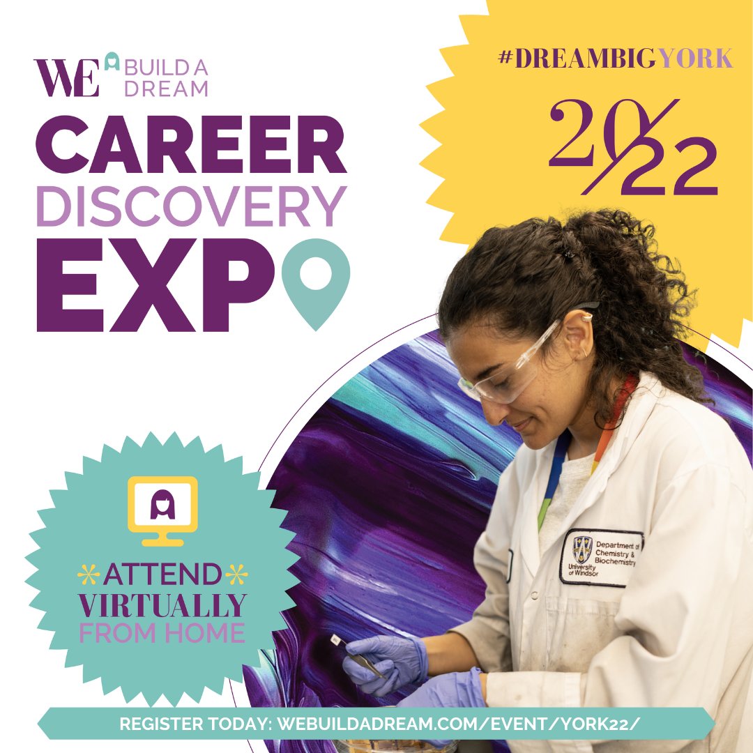 PCLConstruction's tweet image. Attention students in grades 7-12! Interested in construction or STEM? Join #PCLToronto at @WeBuildADream's #DreamBigDurham virtual career discovery expo Feb. 1 or #DreamBigYork Feb. 3 for young women and their parents to learn about possible career paths. webuildadream.com/events/