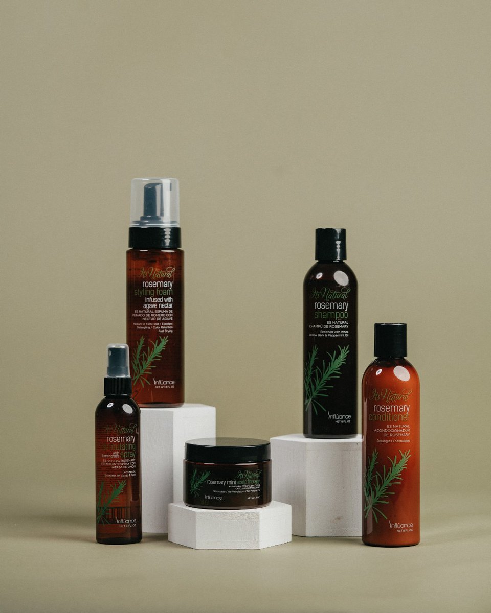Influance Hair Care on X: "THE GANG IS ALL HERE! 💚 It is almost time to  complete your Rosemary family! The Rosemary Styling Foam is so close we can  taste it! Show