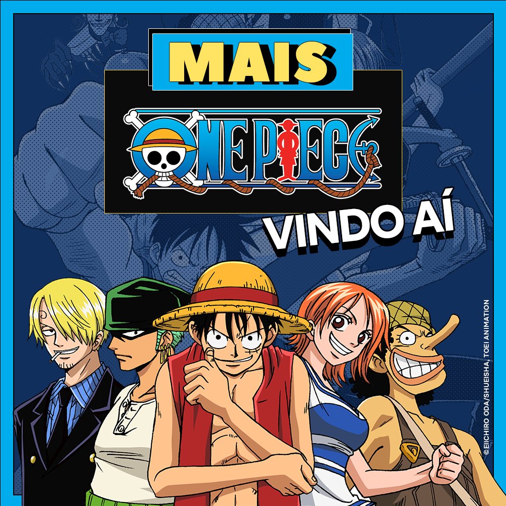 Novos episódios e filmes dublados de One Piece na NETFLIX