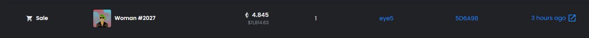 #TEAMSHARDI (@sharditeam) on Twitter photo Someone screwed up and got sniped badly on this <a href="/worldofwomennft/">world of women</a> ...got relist,ed like 7 $ETH higher immediately, careful when you list those sales! Someone screwed up and got sniped badly on this <a href="/worldofwomennft/">world of women</a> ...got relist,ed like 7 $ETH higher immediately, careful when you list those sales!