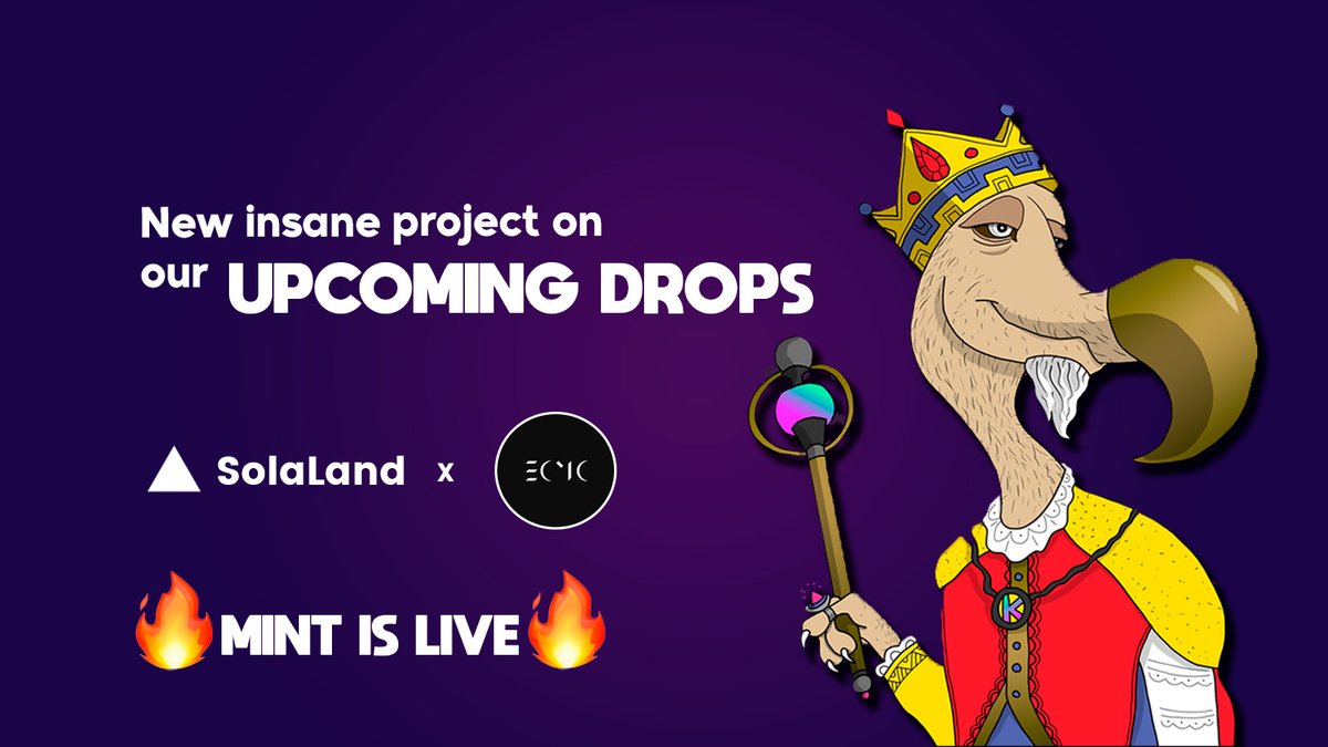 🔥  MINT IS LIVE 🔥 

Our partnership <a href="/ecmc_nft/">Extinct Creatures Moon Club|| PUBLIC MINT LIVE</a> on UPCOMING DROPS are in MINT NOW! 🥳 

For mint, just click on the link in bio of <a href="/ecmc_nft/">Extinct Creatures Moon Club|| PUBLIC MINT LIVE</a> 

The collection is so insane! 🚀