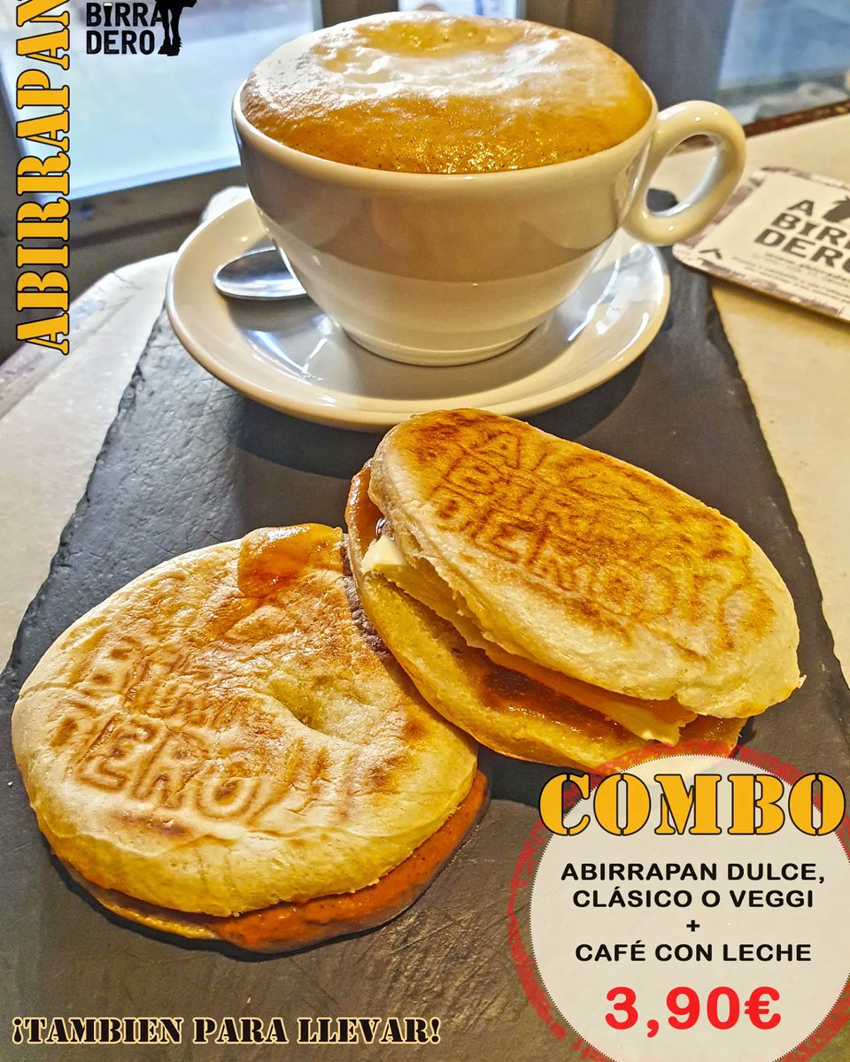 Abirradero's tweet photo. SORPRESA! ¡Os presentamos los #ABIRRAPANS! Con ingredientes naturales, los podréis disfrutar a partir del 1 de Febrero en #Abirradero, aprovechando que también ABRIREMOS POR LAS MAÑANAS Y OFRECEMOS CAFÉ TOSTADO POR NOSOTROS! Incluyendo Packs/Combos.. Más info y reservas en la web https://t.co/CgTxVWA8K4