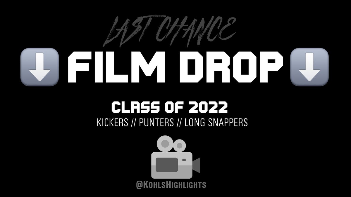Kicking, Punting, Long Snapping Highlights tweet media