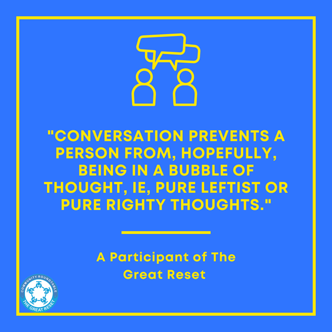 Community Roundtables - The Great Reset tweet media