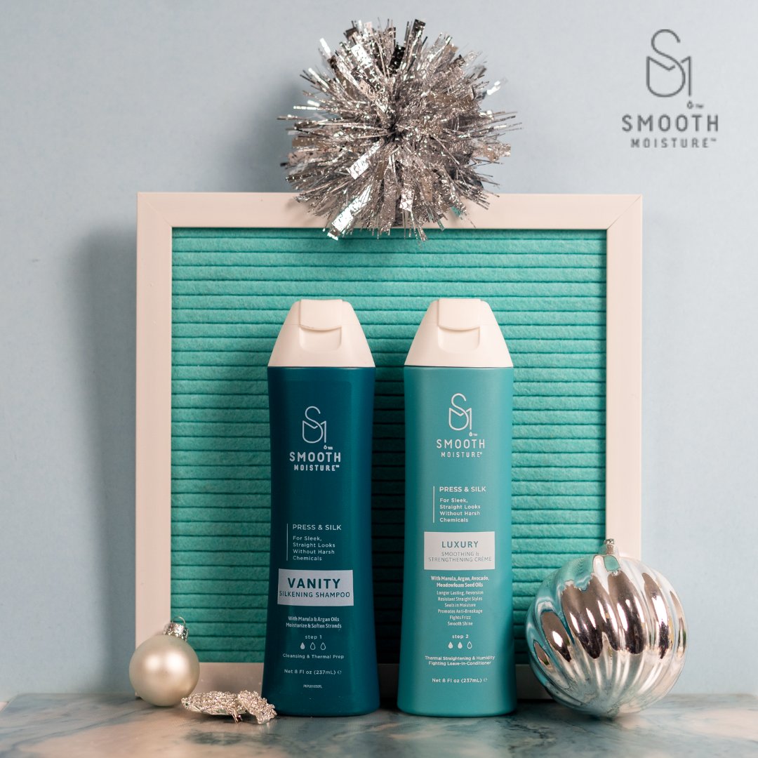 smoothmoisture's tweet photo. Our Silkening System products for silk presses and blow-outs work together to ensure a smoother, longer lasting thermal style with the benefit of helping moisturize and strengthen the hair. 

Available on https://t.co/ASTJ1qXcWg! https://t.co/oL9GGWGCDy
