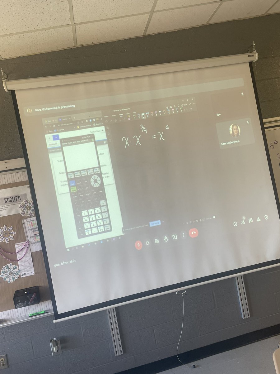 JosephBBradley's tweet photo. Rolling with the ever changing flow of education! @KaraUnderwood17 is using technology to individualize student learning during our virtual days! Using DeltaMath, she is able to help shape each student’s learning &amp; watch their thinking unfold! @DCcougarnation #carrythetorch https://t.co/iwBhKqksnN