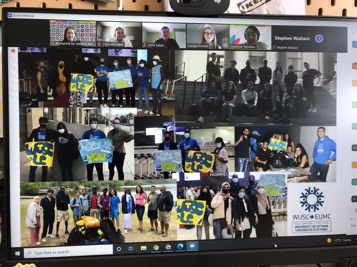 Wrapping up this inspiring #WUSCForum2022 week with our <a href="/WorldUniService/">WUSC - EUMC</a> annual meeting and with the presentation of the local committee of the year award to University of Ottawa! 🎉