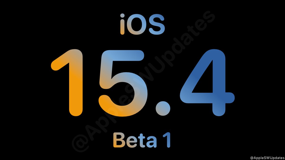 iSWUpdates's tweet image. iOS 15.4 Public Beta 1 (19E5209h) has been released. #iOS154 #iOS154PublicBeta1