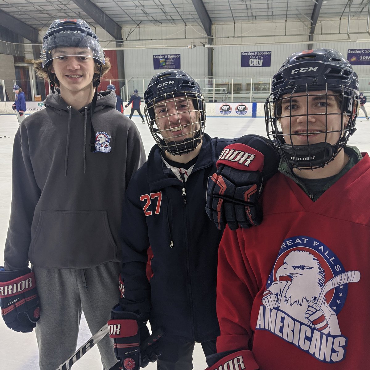 GFAmericans's tweet photo. Congratulations to our three Top Prospects. Aj Benit , Micah Serino, and Jackson Henningsgard will represent the Americans in Pittsburgh February 7th and 8th.  #NA3HL  #GFA https://t.co/jlKPKvWfmz