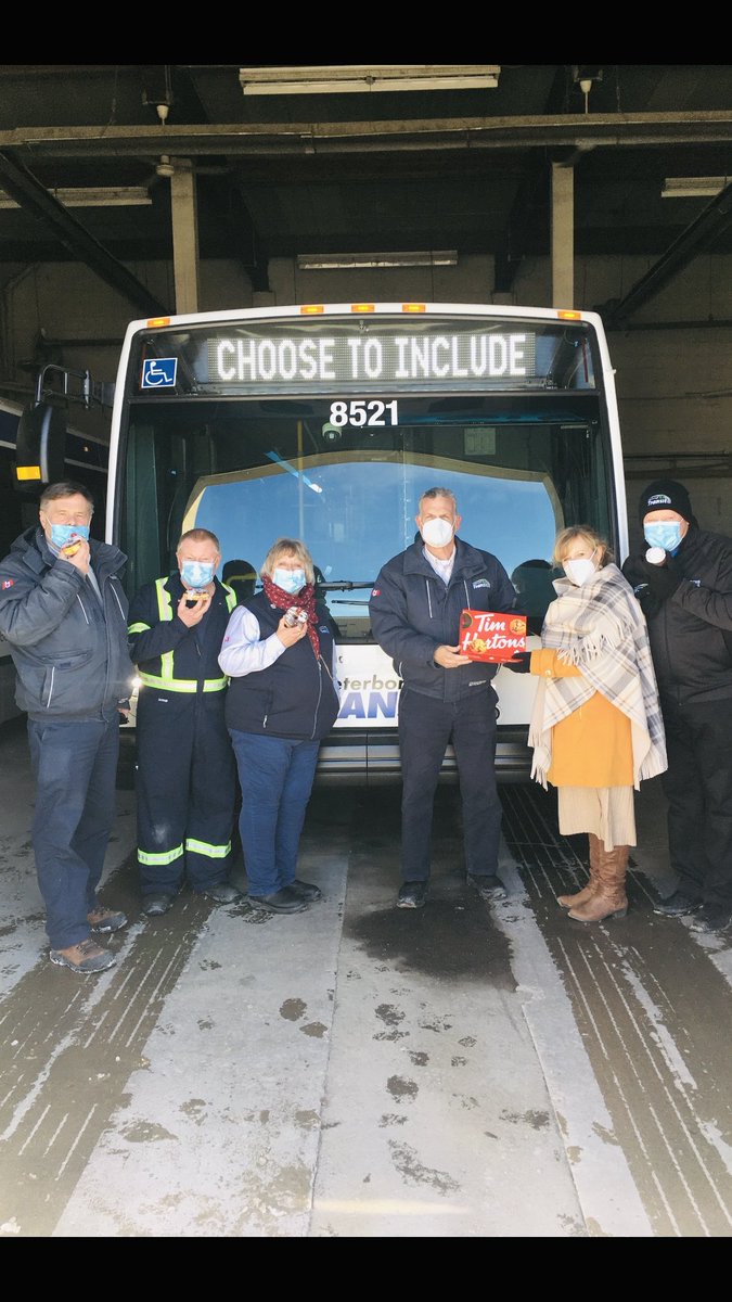 Enjoying ⁦@TimHortons⁩ #ChooseToInclude donuts in support of ⁦@SOOntario⁩ ⁦@SpecialOCanada⁩ ⁦@PeterboroughSOO⁩ ⁦@torchrunontario⁩ ⁦@TorchRunCody⁩ They were delicious and we were told they were low calorie but doubtful! 😉