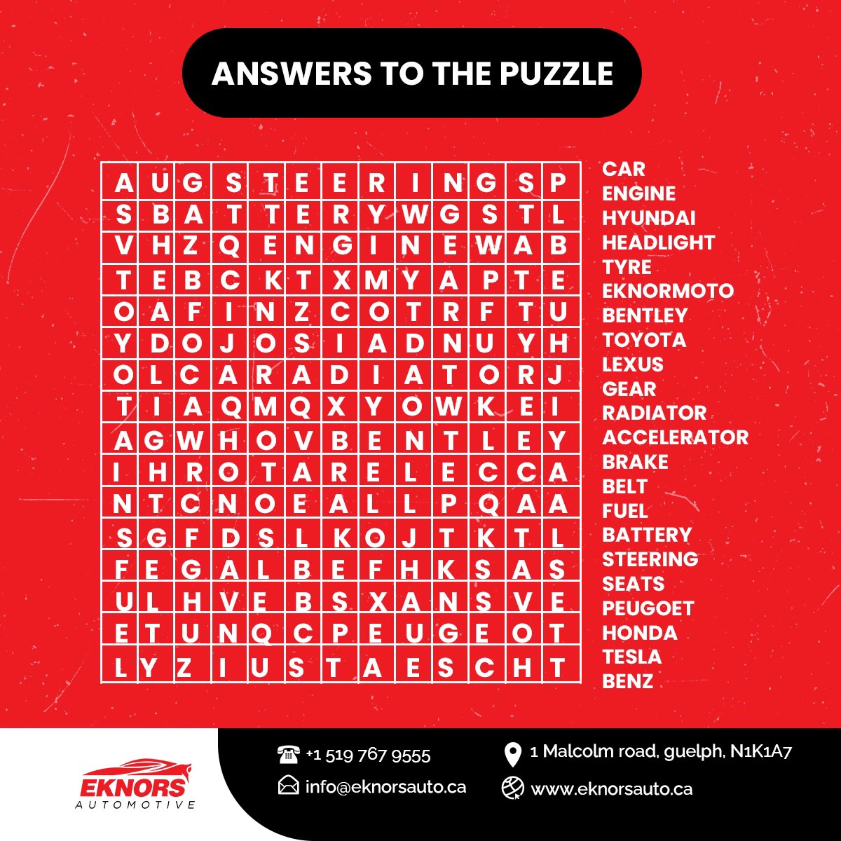 How many words were you able to find?

Let’s know our scholars in the house.

#car #auto #automobile #dealership #cardealership #eknorsauto #buynow #guelph #ontario #CanadaTruckers #canada #fringeminority #TruckersForFreedom2022 #FridayVibes