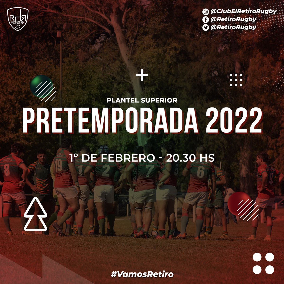 ¡En febrero vuelven a entrenar las Juveniles y además empieza la pretemporada del Plantel Superior!

#VamosRetiro