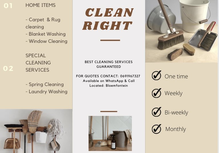 CleanRightt's tweet image. We offer cleaning services around Bloemfontein 
We wash carpets, windows, your house and deep wash sneakers. #CleanRight #Bloemfontein #BloemTwitter