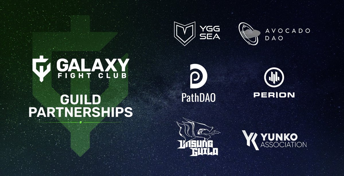 GalaxyFight_NFT's tweet photo. Partnering with Guilds ⚔️

We will have two systems that allow for guilds and scholarships to be integrated seamlessly into our game:

1) traditional scholarship system 
2) collateral-free, trust-less lending system with automatic loot split https://t.co/d3M26REBEO