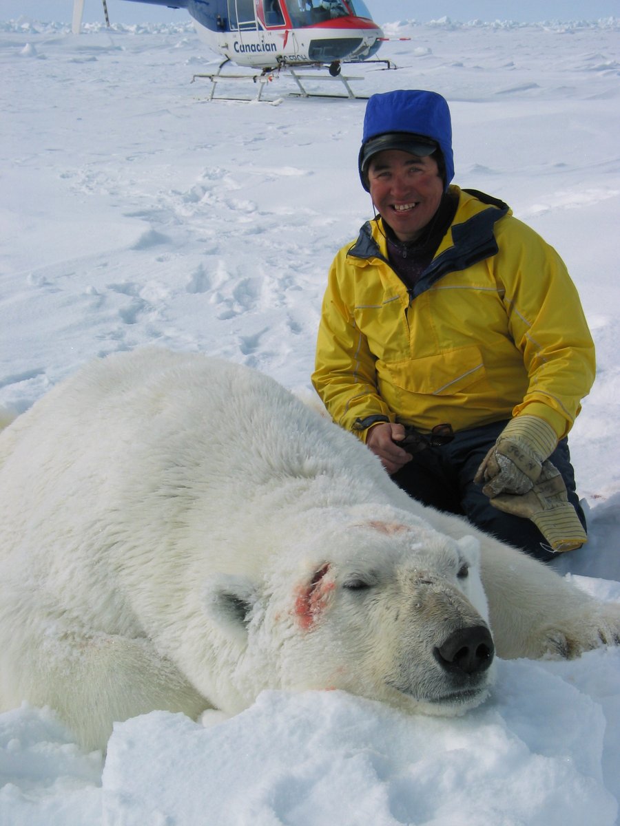 AEDerocher's tweet photo. Fieldwork Friday: here's hoping that 2022 allows us back onto the sea ice to study polar bears again. The @ualbertaScience research on polar bears has kept moving through the pandemic but some projects need new data. Fingers crossed. https://t.co/gwlMK1n0KB