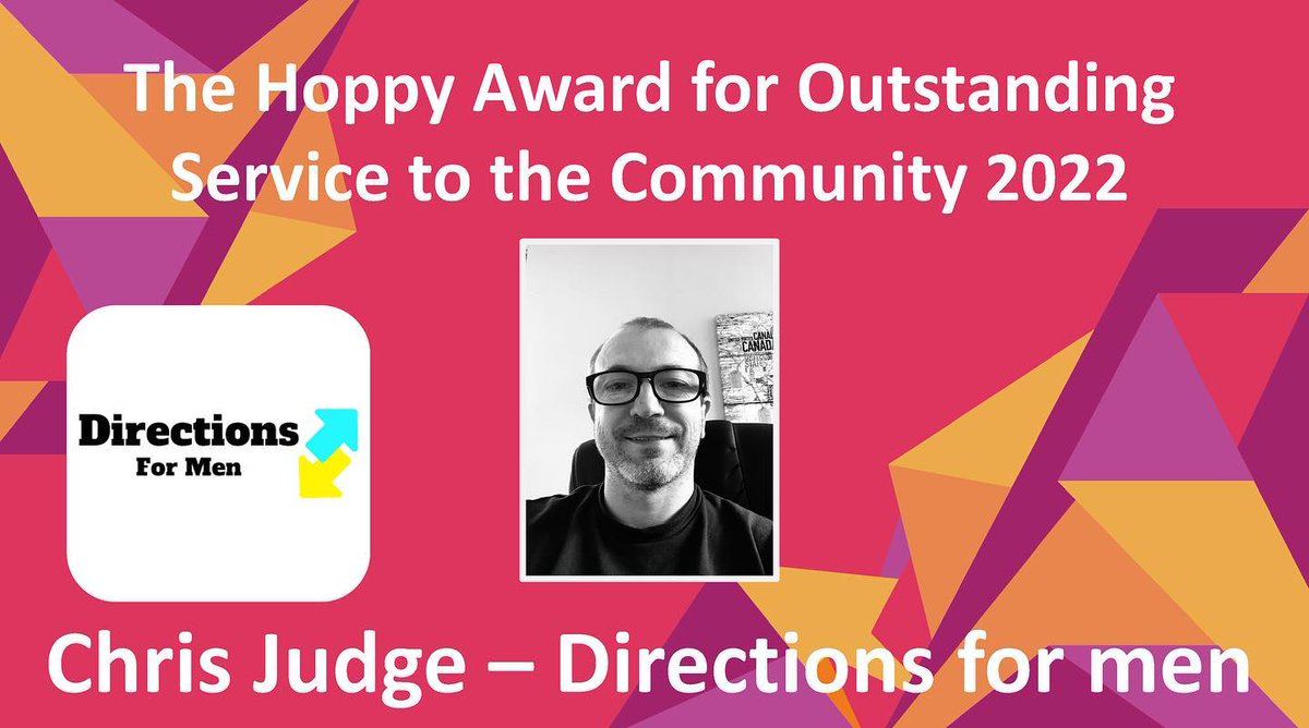 Directions4Men's tweet image. 👏 Not all heroes wear capes 👏

This evening our very own Chris won The Hoppy Award for Outstanding Service to the Community 2022.