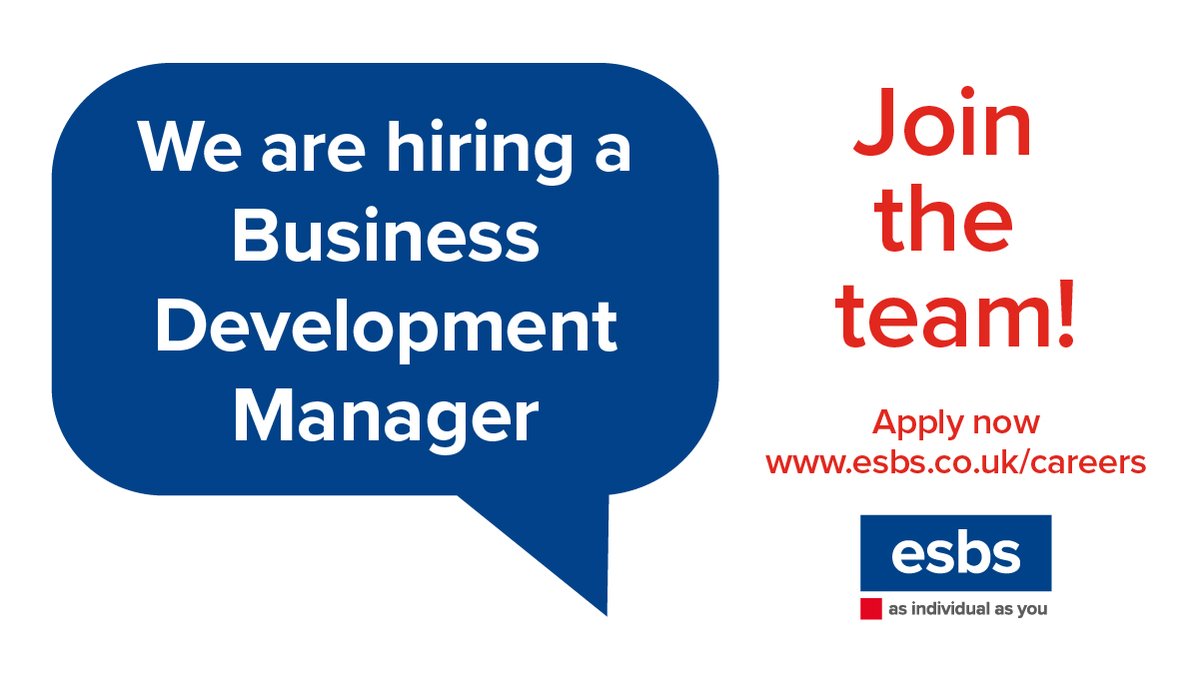 earlshiltonbs's tweet image. We’re on the hunt for a Business Development Manager to join the team here at Earl Shilton Building Society!

Visit our website for more details about the role and how you can apply:

esbs.co.uk/careers/
