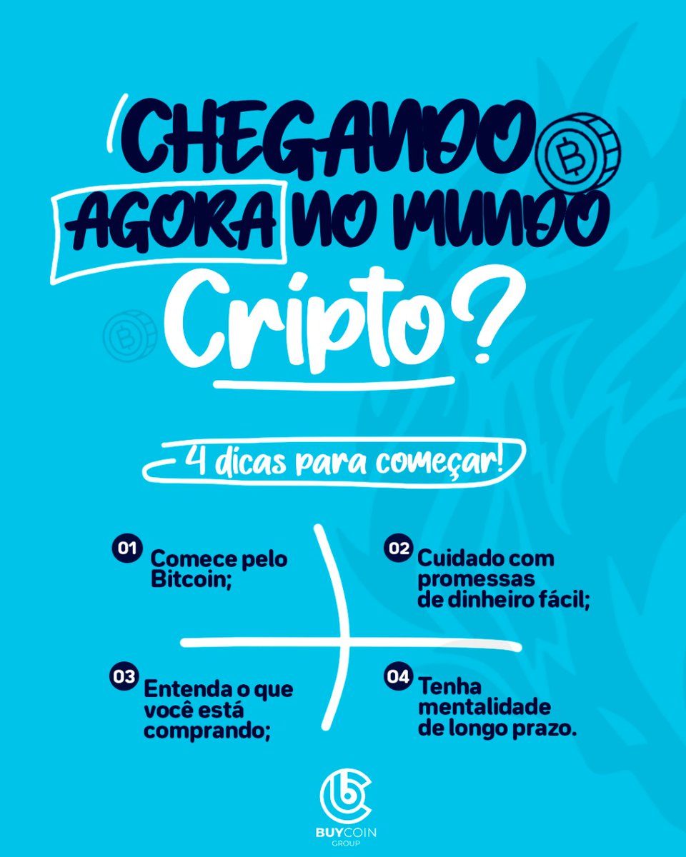 BuyCoinGroup's tweet photo. Investir em criptos não é um bicho de sete cabeças, mas se você começar do jeito errado, pode te levar a ter grandes prejuízos. https://t.co/dzs8ZhZdOt