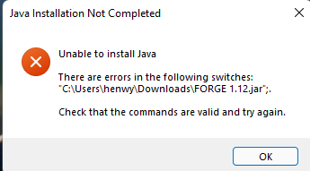 notdaxy's tweet image. WHY DOES THIS HAPPEN WHEN I TRY AND OPEN FORGE INSTALLER!? HELP!

#support #minecraftforge #help #computrer
