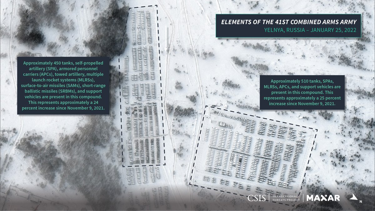According to new CSIS analysis and satellite imagery, Moscow has prepared a growing number of its conventional army, navy, and air force units for a possible invasion of Ukraine. 

Learn more: cs.is/3g1j12H