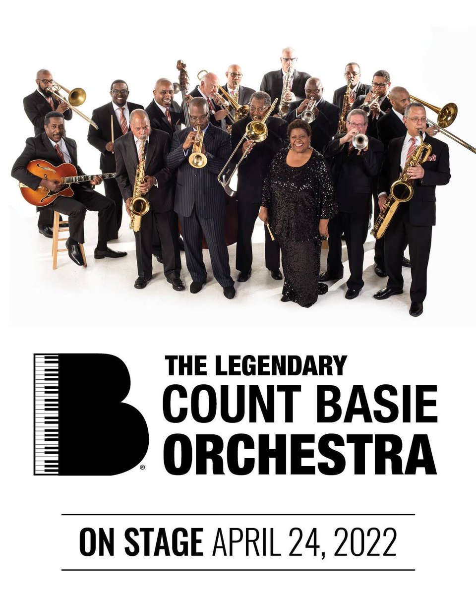 This band hasn't just performed for royalty, they ARE Jazz royalty. Keeping the legacy of the “Count” alive, they are the legendary Count Basie Orchestra! Experience them with guest vocalist, Grammy nominee Carmen Bradford Sunday April 24. Tickets at lyceumtheatre.secure.force.com/ticket#/