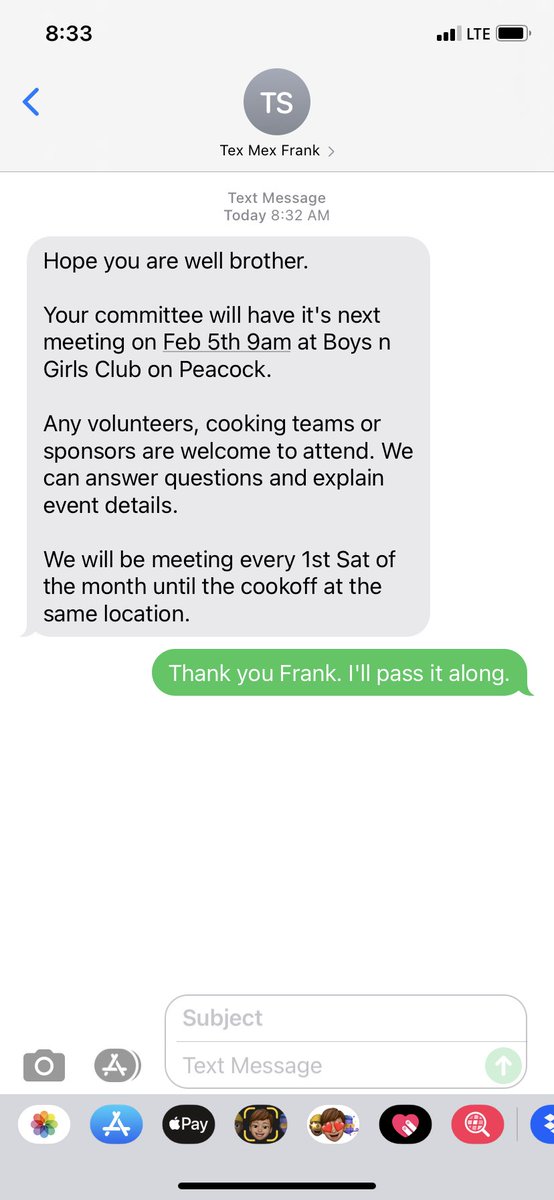 For anyone interested in joining the BBQ Committee. It’s a chance to help plan the BBQ and hang with fellow Thunderdomers.