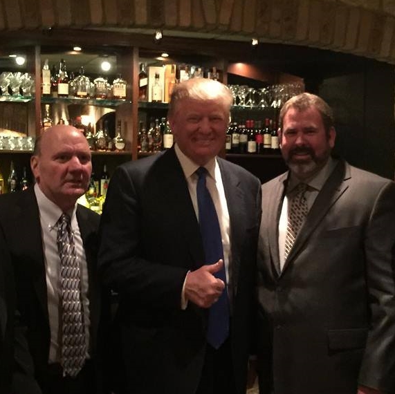 Bruce Breton, Pres. Donald Trump ,Tom Murray
