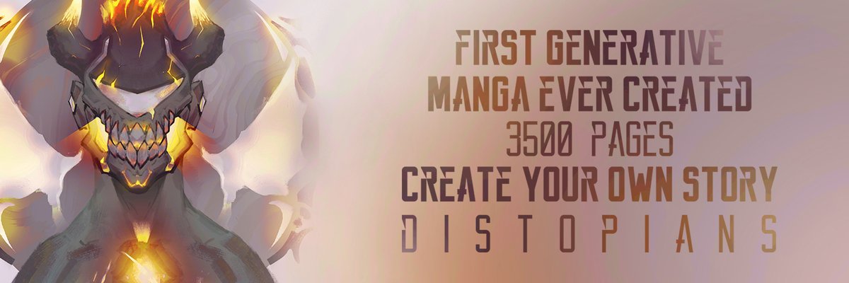 Half a year in works... and ...
🚨THE FIRST GENERATIVE MANGA EVER CREATED IS LIVE🚨
.
distopiansnft.com
.
-3500 tokens
-0.035 eth
-Optimized contract for lower gas fees
First of it's kind. Innovating what a NFT can be.
Let's make History 🔥